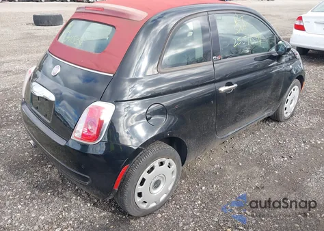 2015 Fiat 500C Pop из США, поврежденный, VIN 3C3CFFDR9FT527882